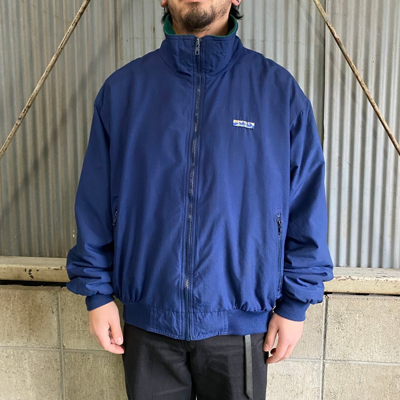 ビッグサイズ 90年代 Eddie Bauer エディーバウアー WINDFOIL フリース 