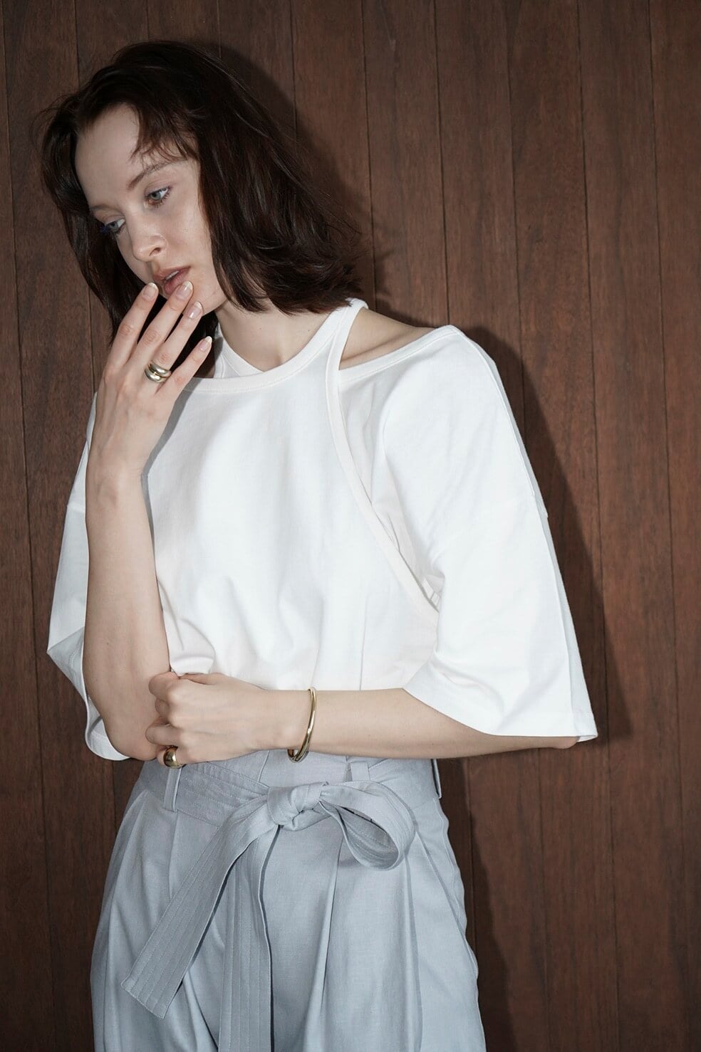 23SS】CLANE クラネ / HALTER LAYERED TOPS | TRENTオンラインショップ 