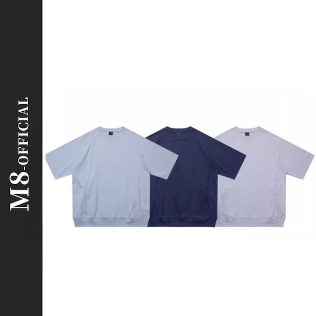 round neck neckline T-shirt 3color M0112