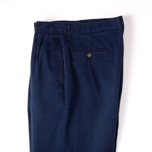 【逸品】70s special vintage work chino pants trousers navy Made in USA W31 TALON zip ／70年代 ヴィンテージ ワーク チノパンツ トラウザーズ 実寸W31 ネイビー USA製
