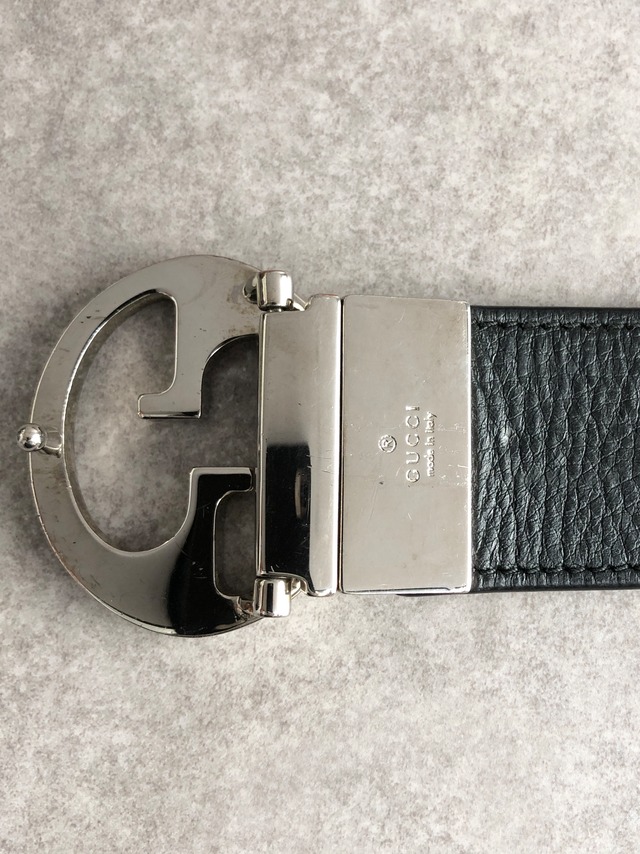 GUCCI グッチ ベルト ブラウン GGモチーフ レザー vintage ヴィンテージ オールド amt6we