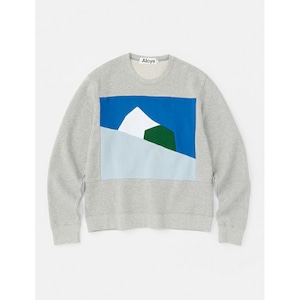 ALOYE/アロイ/Color Blocks Crewneck Sweatshirt