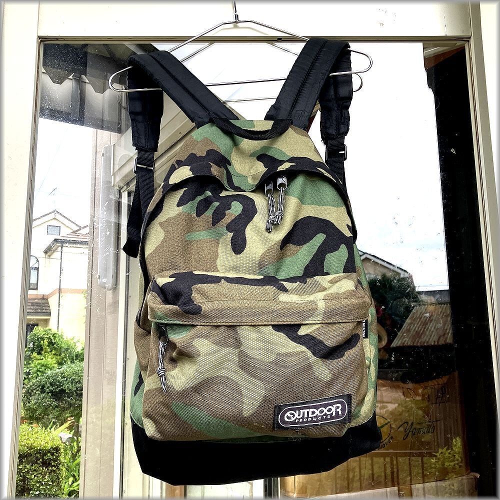 ☆OUTDOOR PRODUCTS アウトドアプロダクツ 90s USA製 リュック 迷彩
