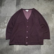 METRO 212 burgundy cardigan