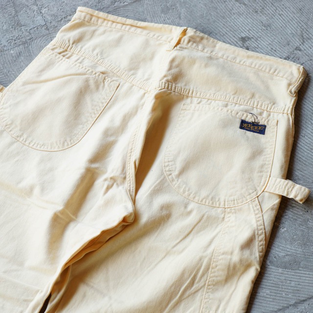 Dee Cee ディーシー ペインター パンツ カーキ イエロー Goody 古着 ヨーロッパ古着 ヴィンテージの通販