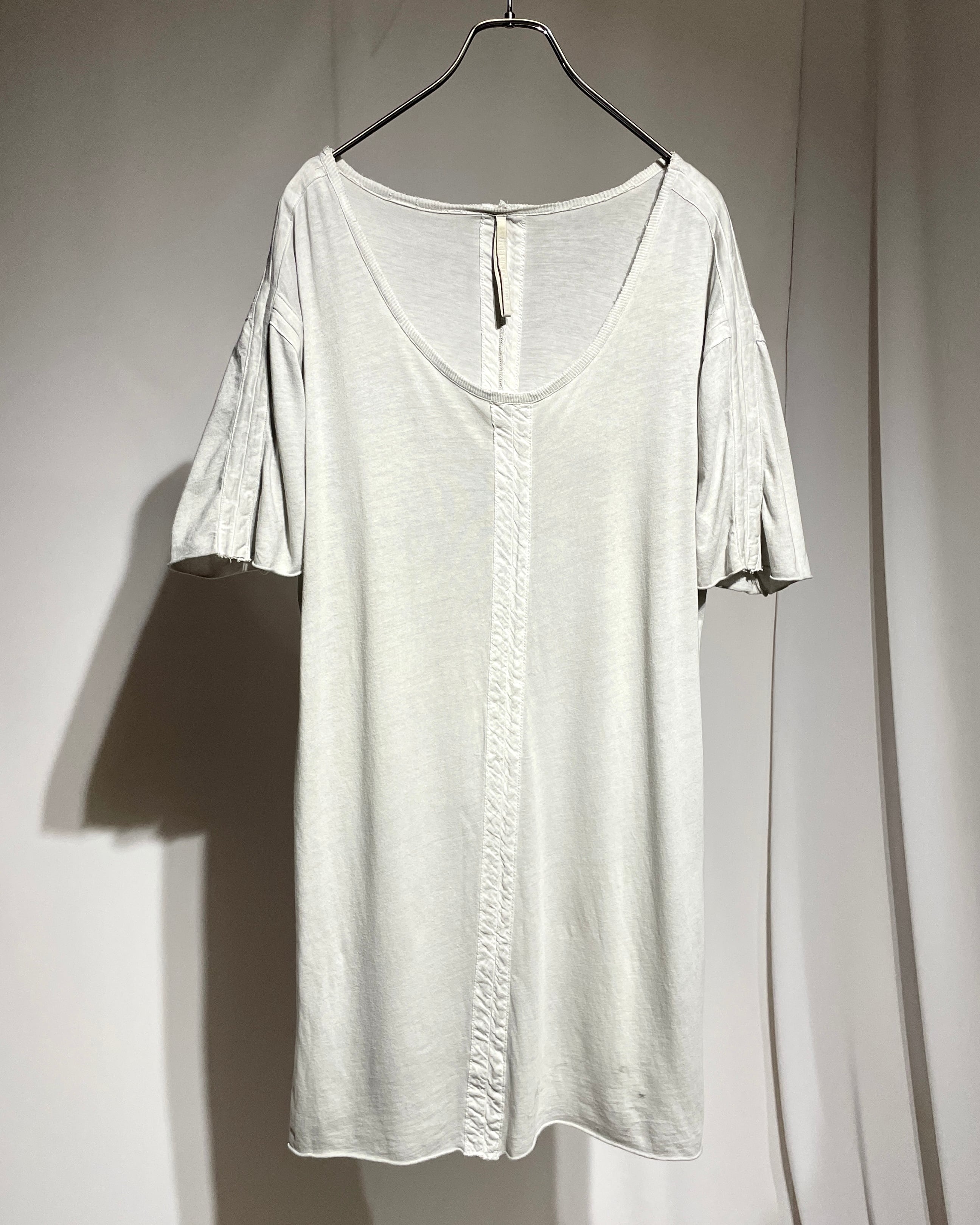 SILENT by DAMIR DOMA - Raw-Edge Scoop Neck S/S Top