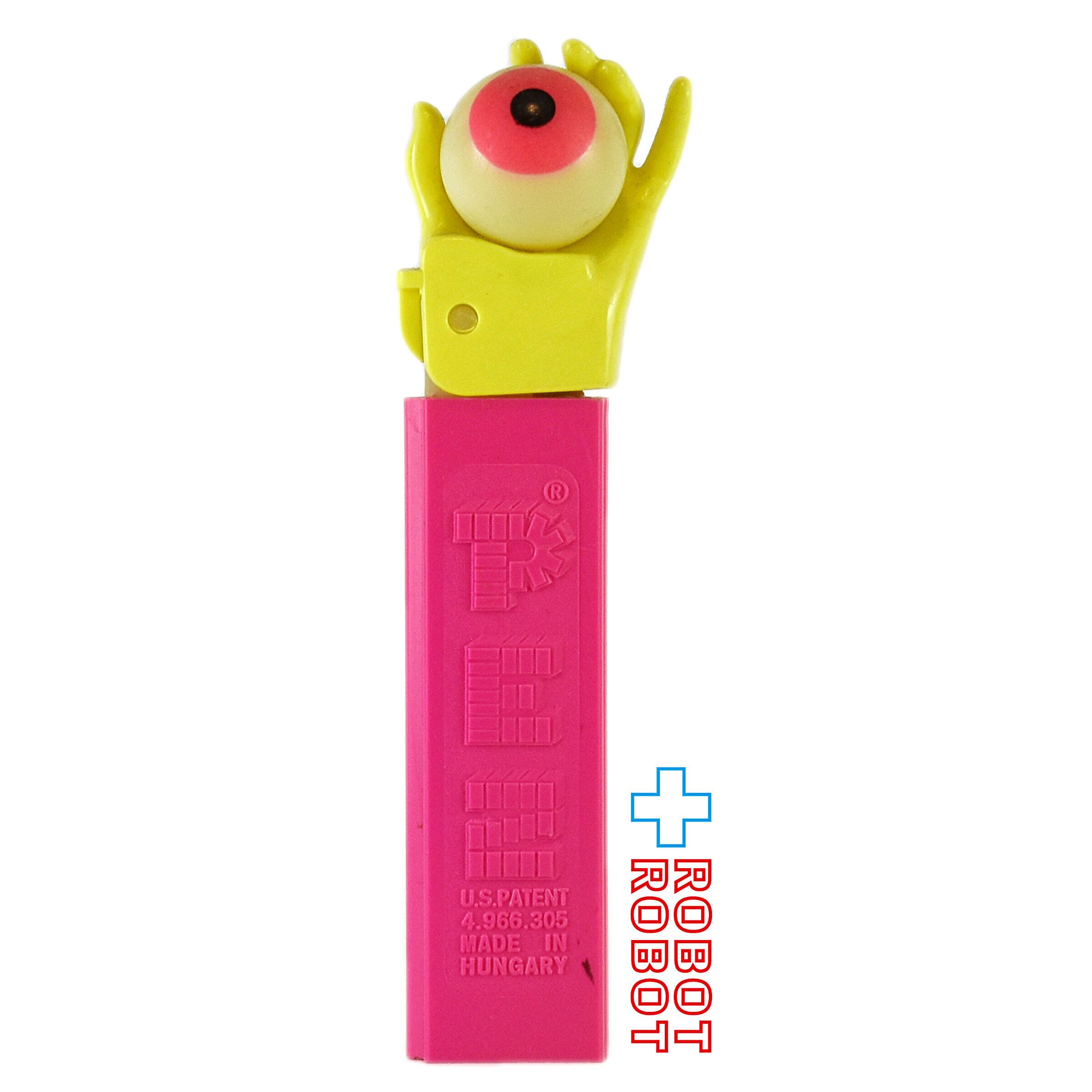 PEZ サイケデリックアイ ネオンカラー 黄ハンド/ピンクステム | ROBOTROBOT