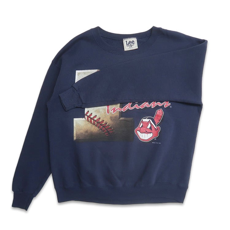 Lee - USA製 インディアンス リースポーツ ワフー酋長 スウェット XL MLB USA製 インディアンス リースポーツ ワフー酋長 スウェット XL MLB XL