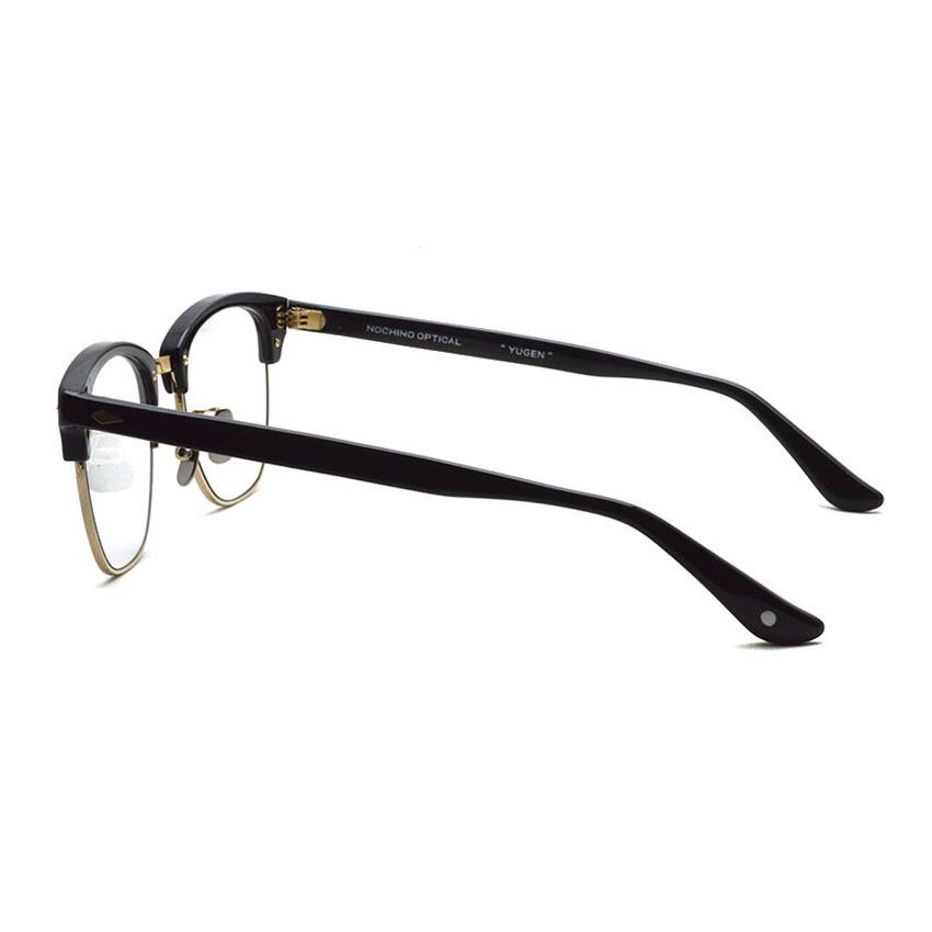 NOCHINO OPTICAL / YUGEN / #1 GLOSS BLACK & CHAMPAGNE GOLD - CLEAR