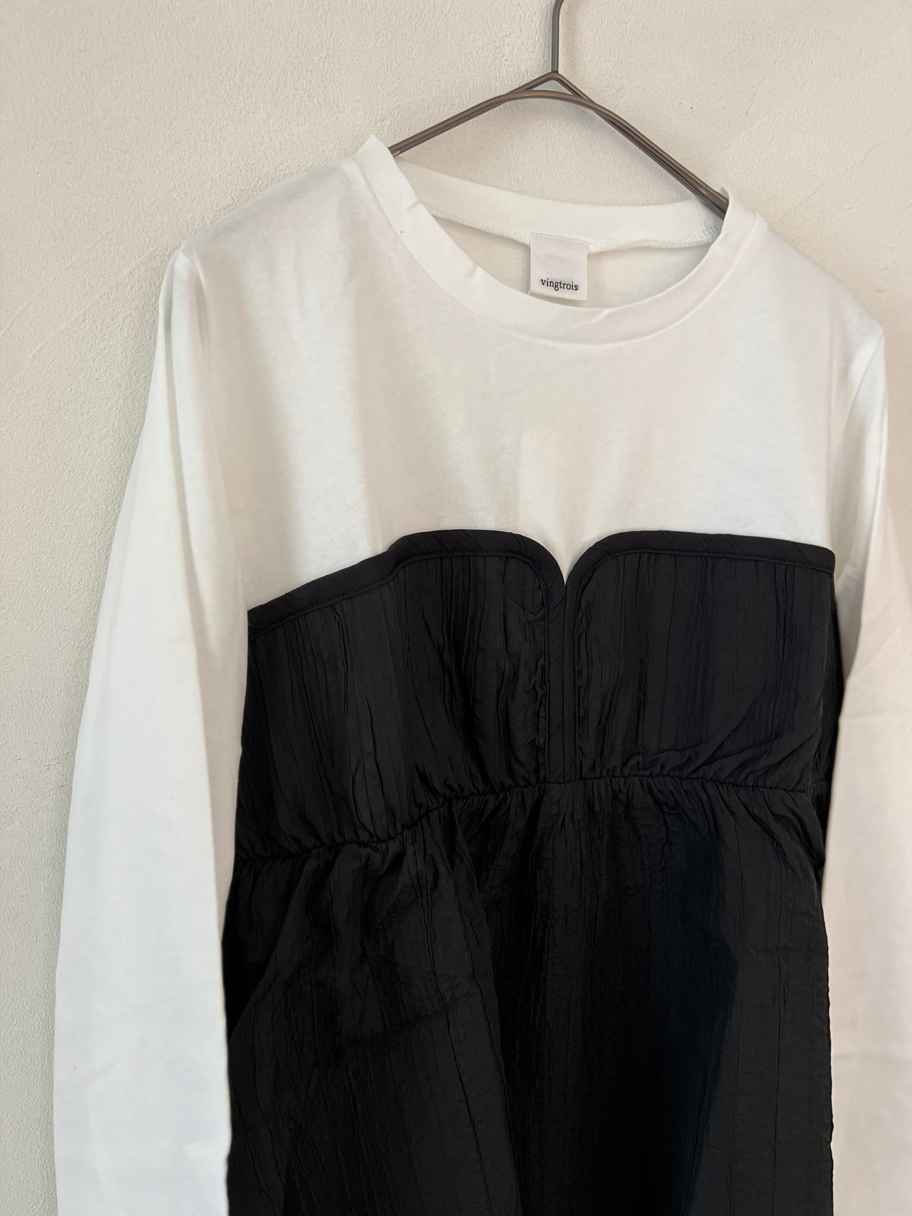 【SELECT】ビスチェドッキング カットソー ロンT