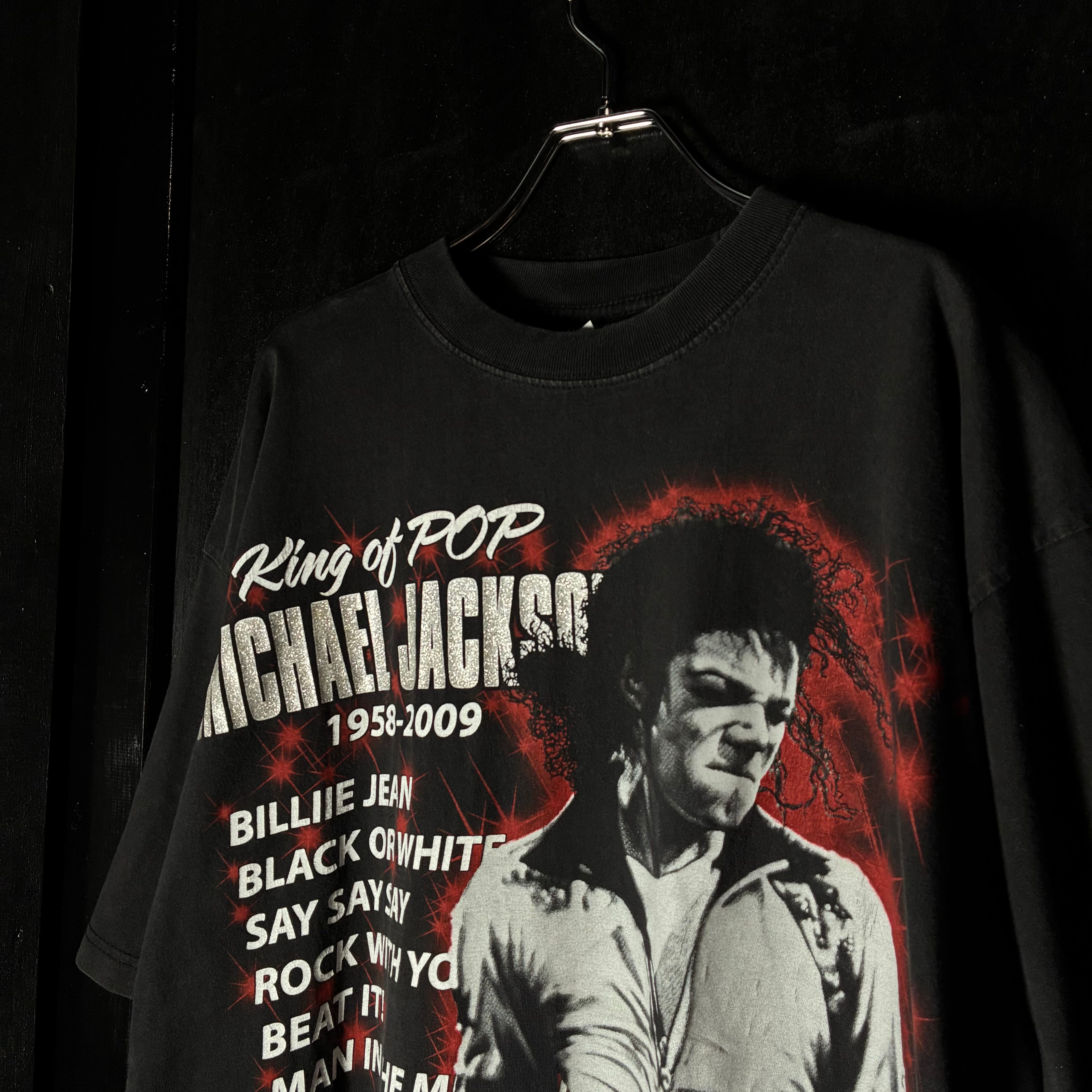Michael Jackson Artist Tee Black 2XL マイケルジャクソン