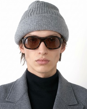 HED MAYNER "KNITWEAR HAT〔GREY〕"