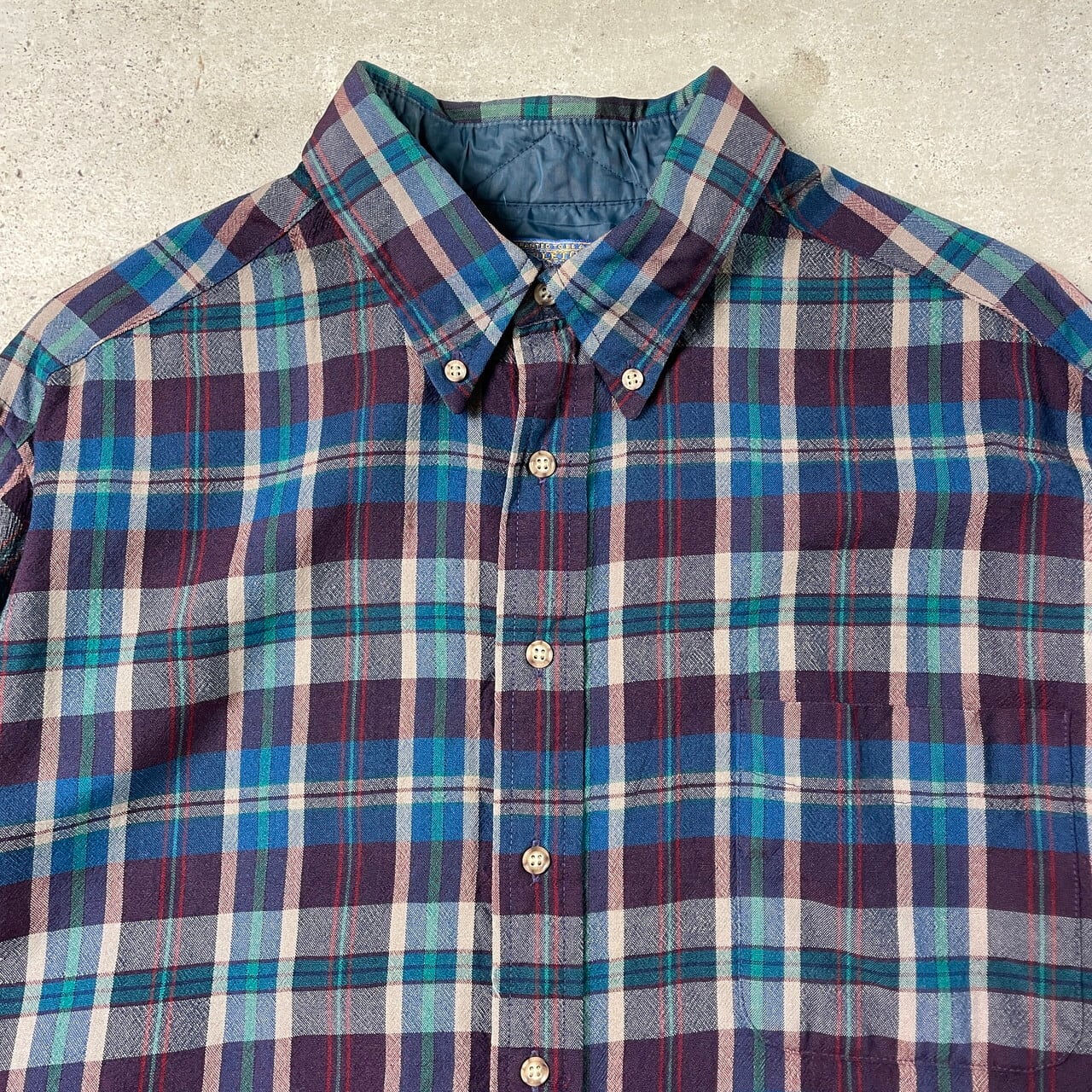 ペンドルトン 70年代 古着　used ウールシャツ M ダークネイビー 70年代 ペンドルトン ウールシャツ - CA. used clothing and books