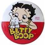 Betty Boop ベティーちゃん 缶バッジ Lサイズ