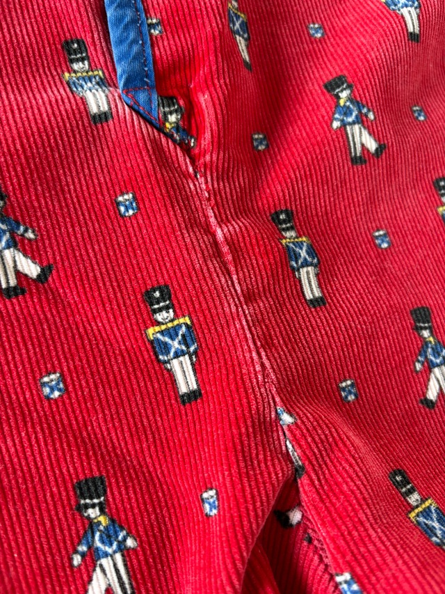 【18m・vintage 】OshKosh 兵隊柄ジャンプスーツ