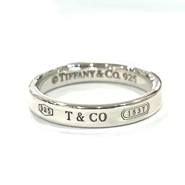 ティファニー ナロー リング 925 21号 希少サイズ ヴィンテージ TIFFANY&CO】 【21号 】2388 細T&CO ナローシルバー925ヴィンテージ
