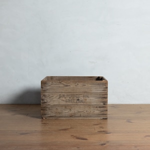 Wood Box / ウッドボックス 【B】〈キャベツボックス・木箱・収納・棚・アンティーク・ヴィンテージ〉112708