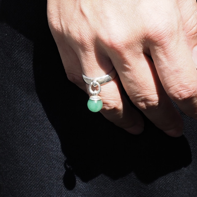 90s Tiffany & Co. Jade Door knocker Ring