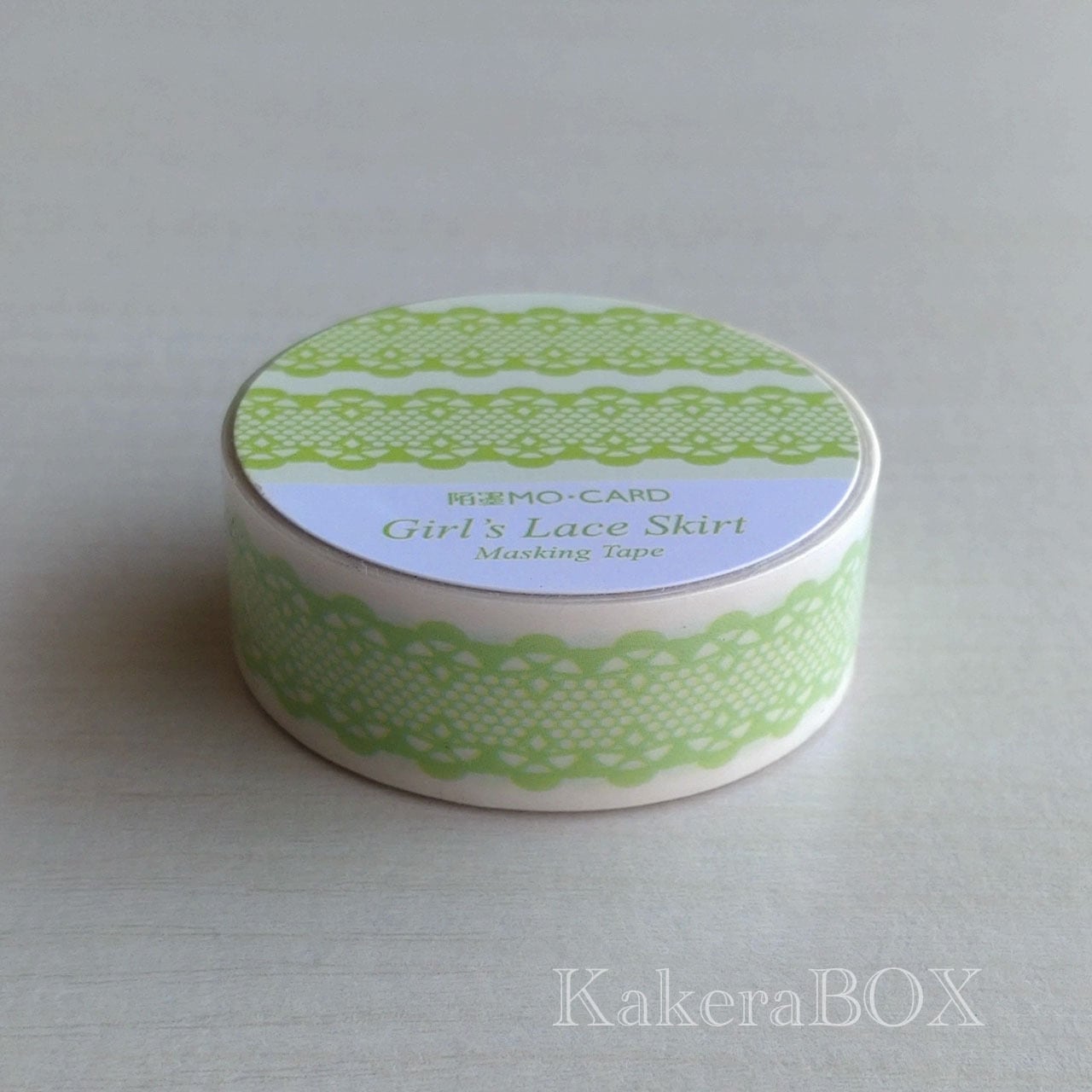 Girls Lace Skirt レースマスキングテープ 若草 | KakeraBOX