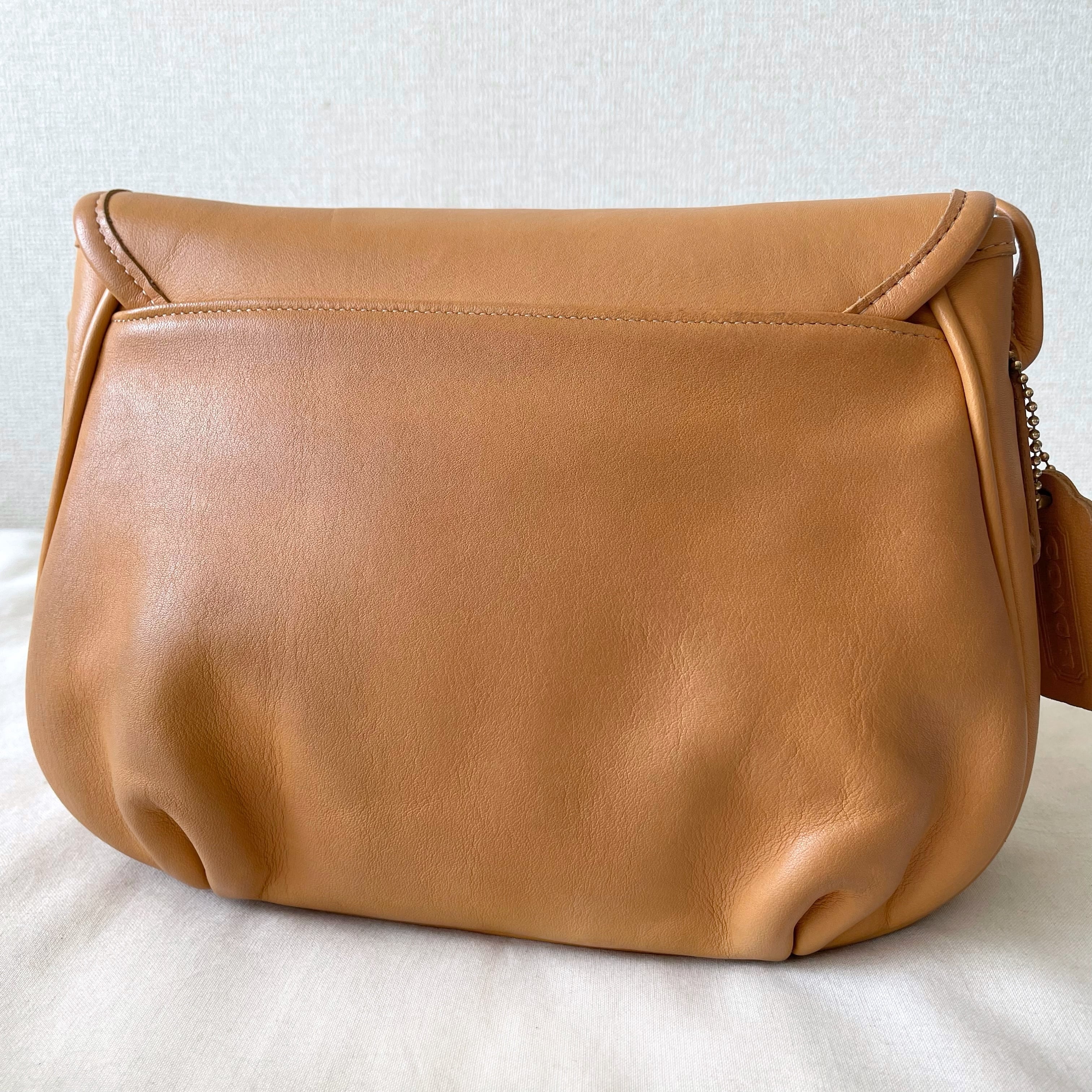VERY RARE COLOR VINTAGE COACH (OLD COACH オールドコーチ) CAFE BAG