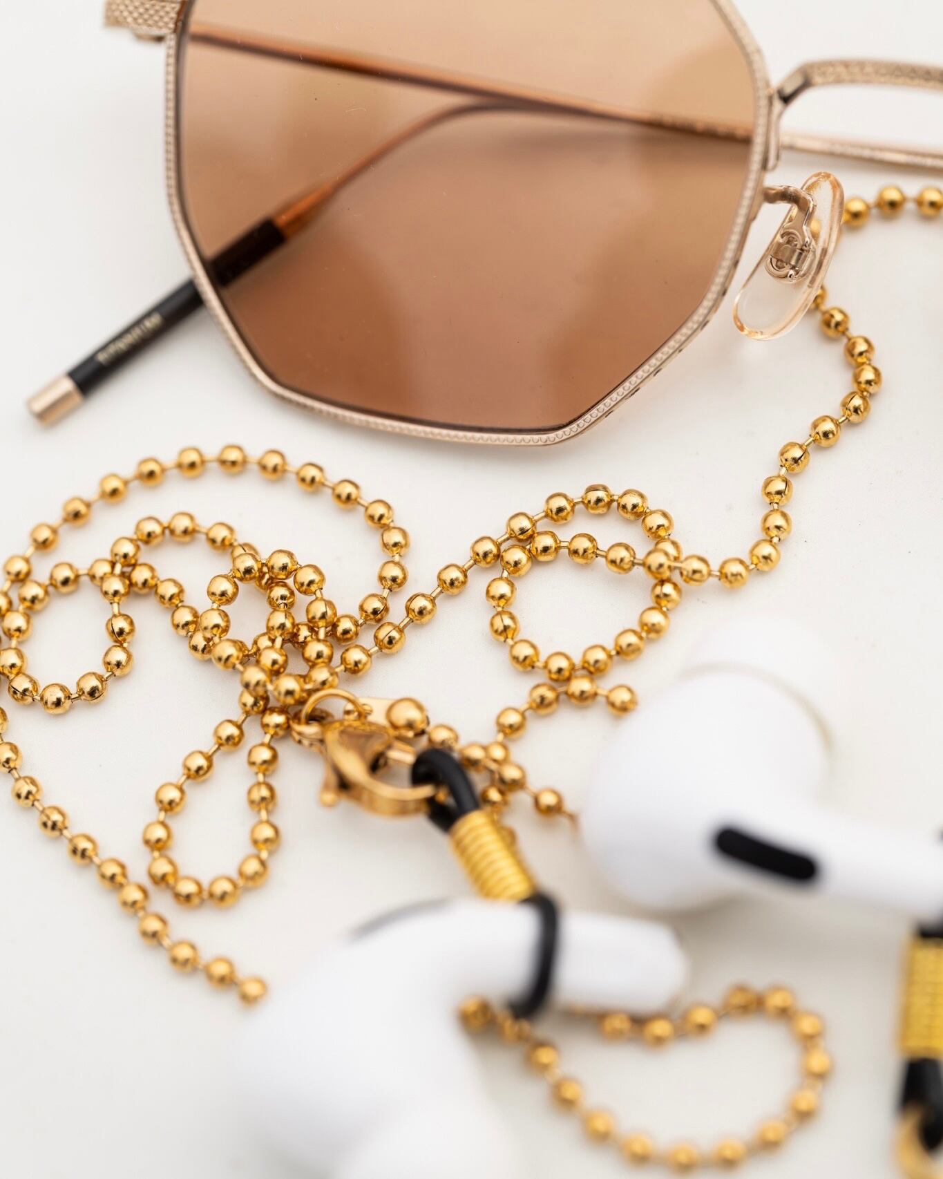ball chain glass cord［RN23-015］ | rifiny