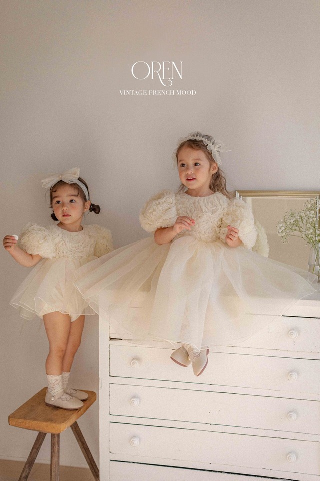【即納】<OREN>  Blooming rose pearl suit