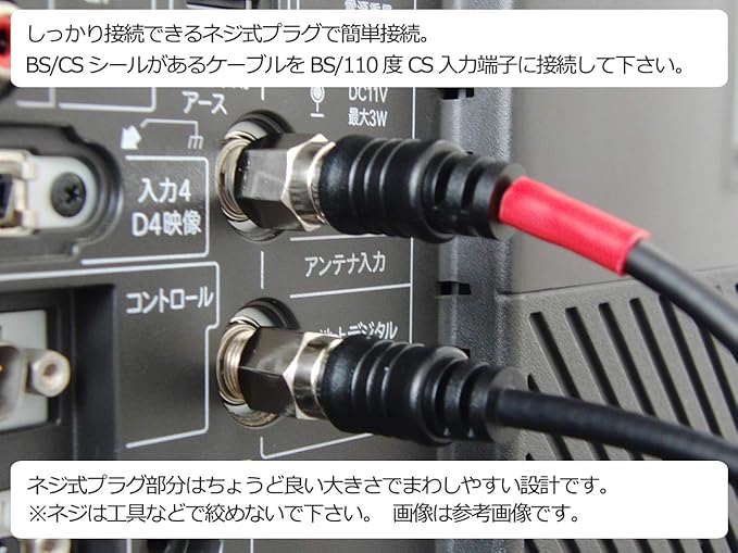 F-Factory 分波器 アンテナ分波器 入力/出力一体型ケーブル付き 4K8K