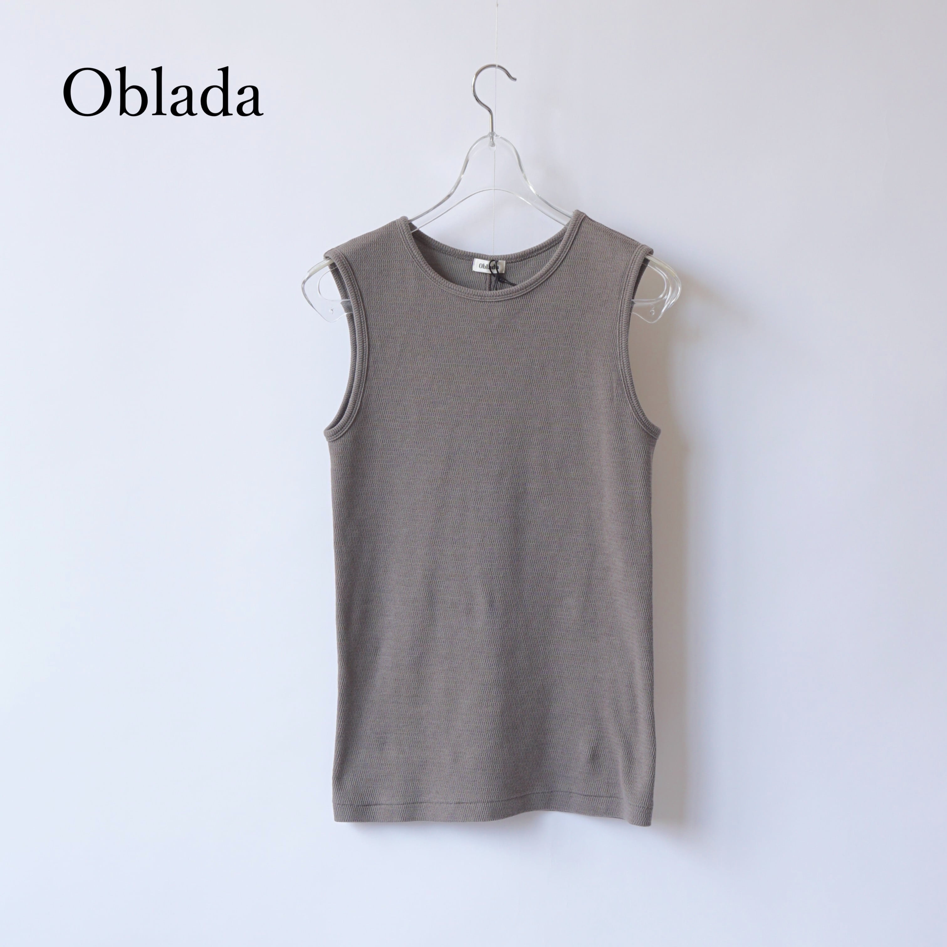 Oblada オブラダ ベスト/ノースリーブ M グレー 【古着】【中古】【送料無料】 Oblada・オブラダ | a flat shop