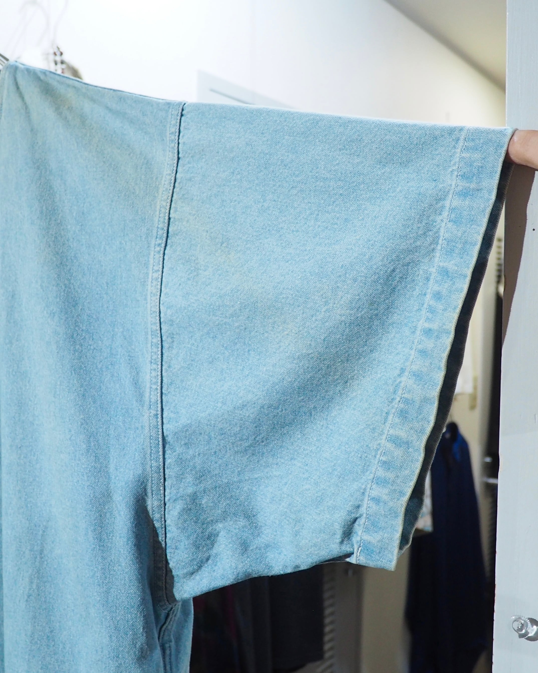 14SS " PHENOMENON " Over silhouette Denim Tee