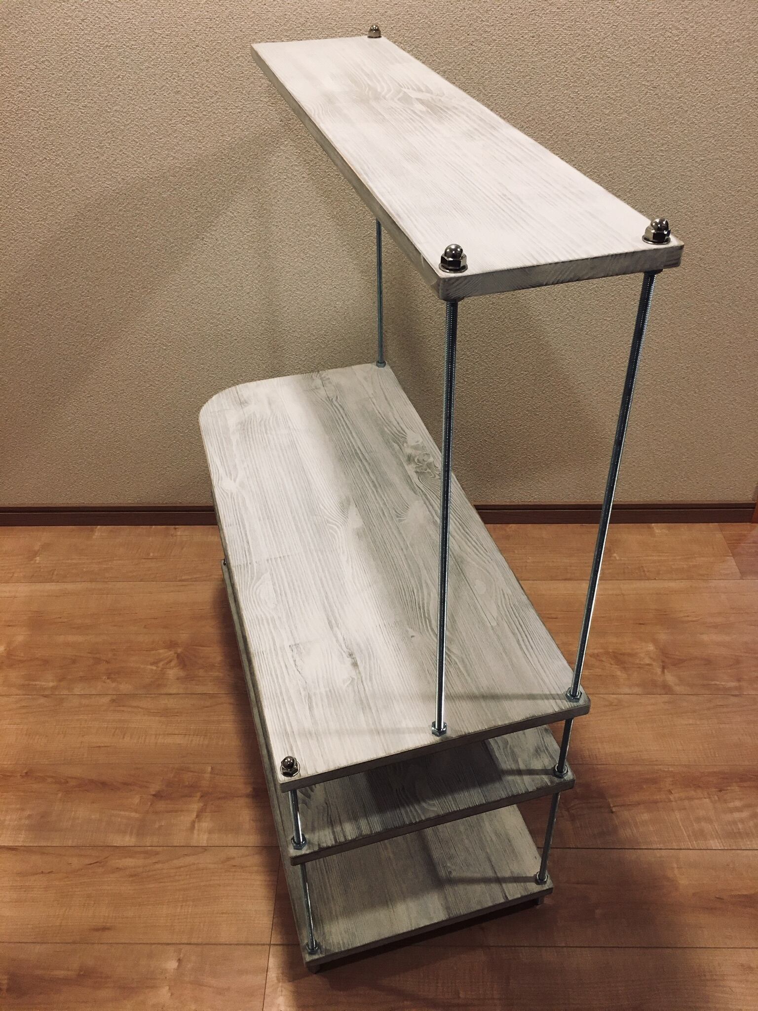 SHABBY CHIC×INDUSTRIAL テレビボード テレビ台 棚 シェルフ コーナー