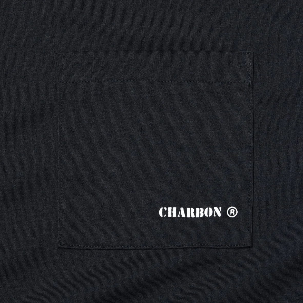 charbon / POCKET DRY BIG T-SHIRTS（BLACK） | 道がまっすぐ