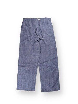 【Deadstock】50s French Military Ramie Linen Sailor Trousers