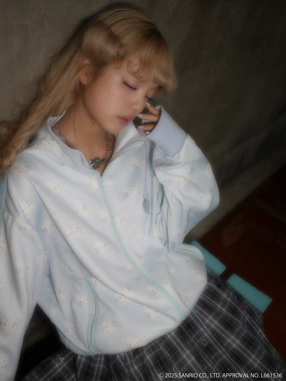 ハローキティ(エンジェル) ブルー トラックジャケット