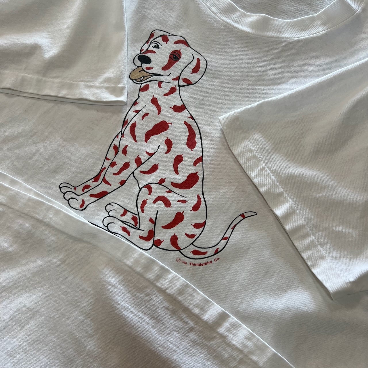 90s USA anvil シングルステッチ 両面プリント CHILE DOGS