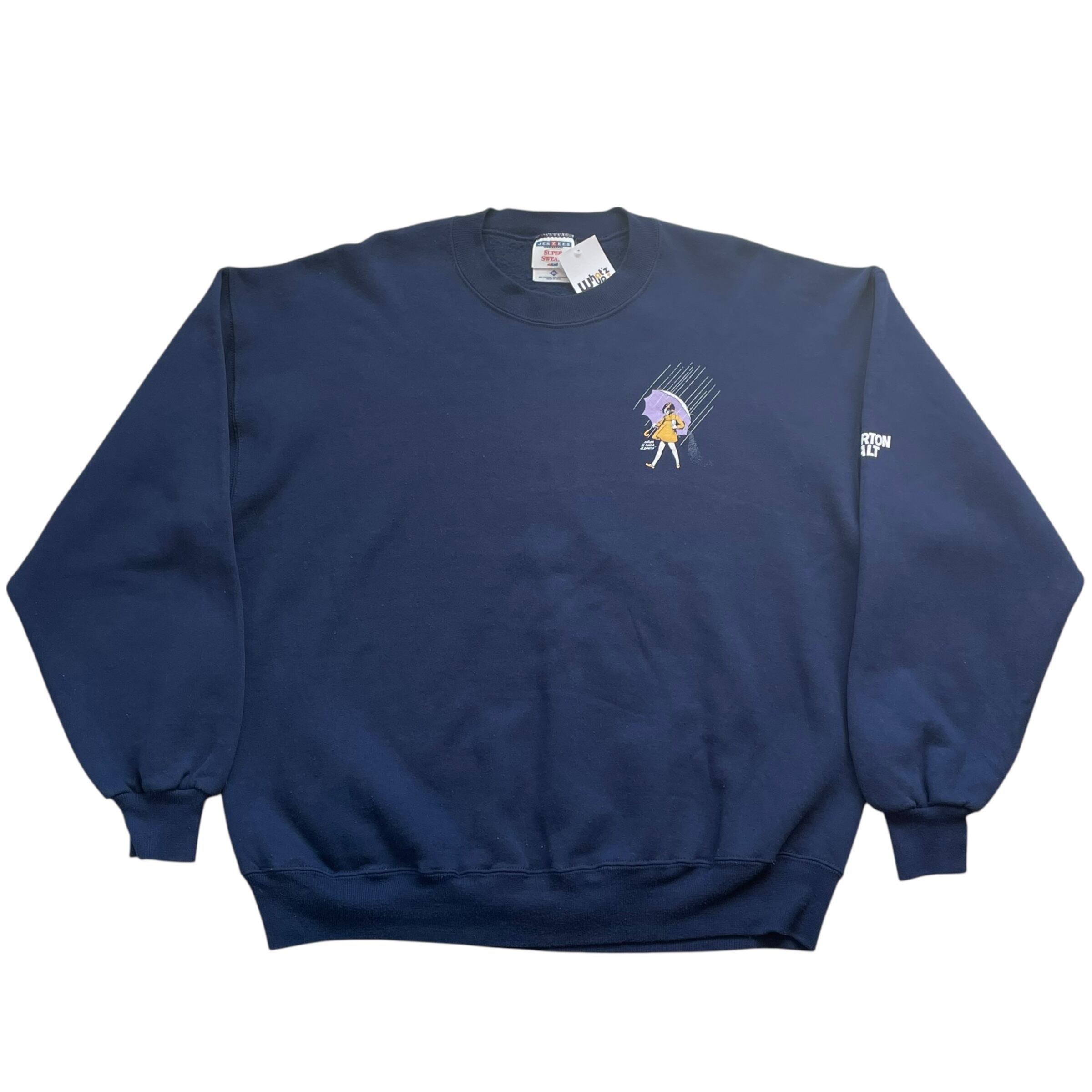 90s MORTON SALT "Umbrella girl" print sweat