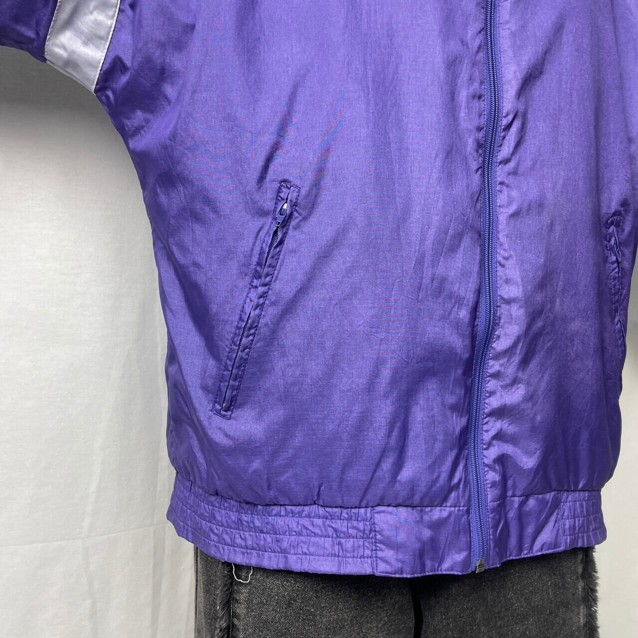 80年代 adidas アディダス ナイロン トラックジャケット メンズL相当