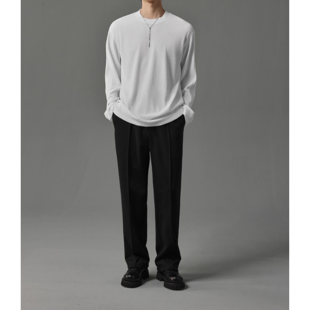 クルーネック プルオーバーカットソー af0059