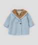 【kids】open collar coat/sax