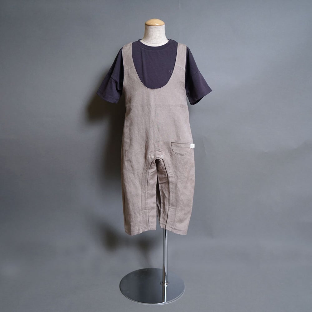 Hommage de NAOMI ITO(ナオミイトウ)/ サロペット / グレージュ / 70-80cm・80-90cm