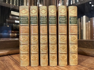 【RL002】The Poetical Works of Lord Byron A New Edition 6 Volumes / Lord Byron