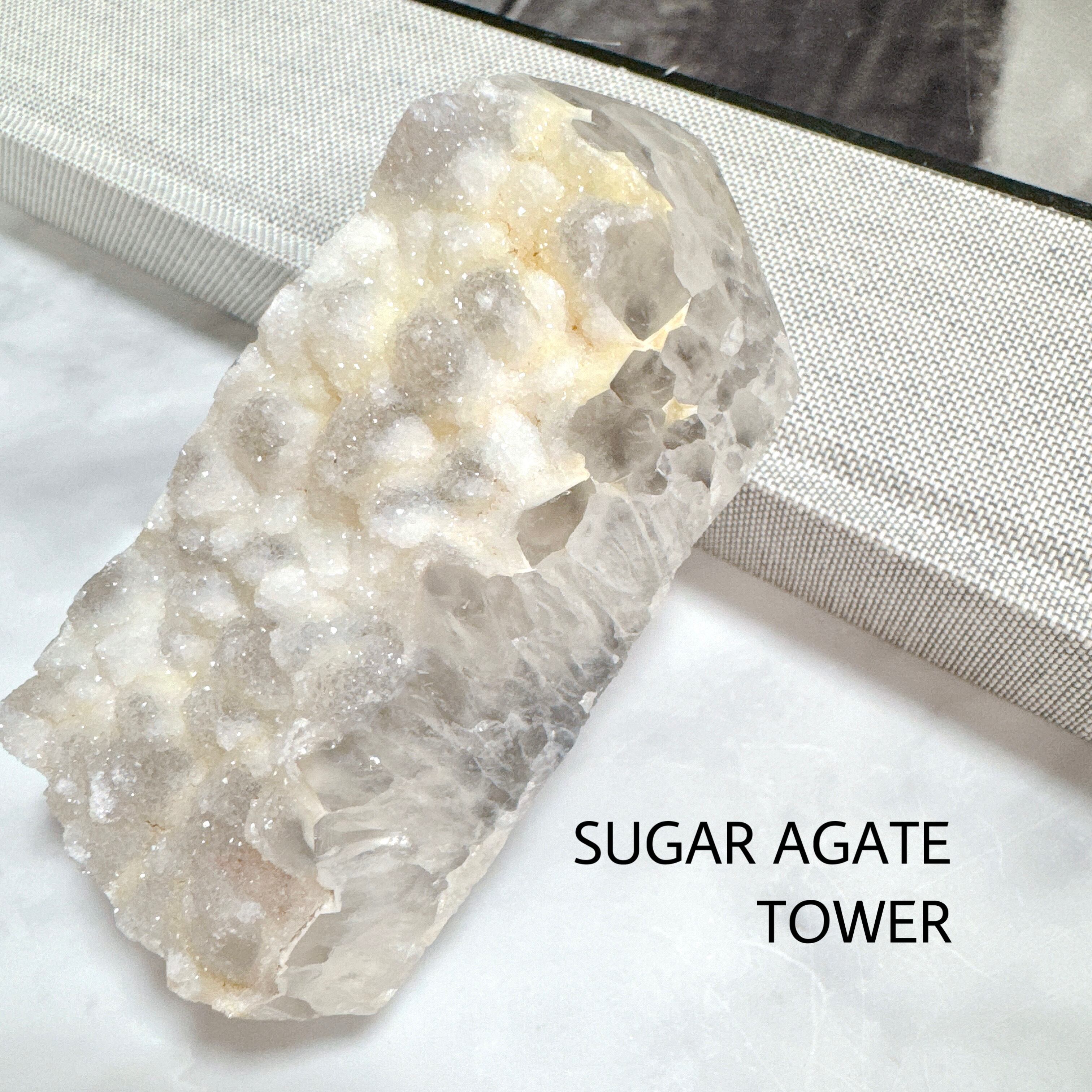 シュガーアゲート タワー ポイント 天然石