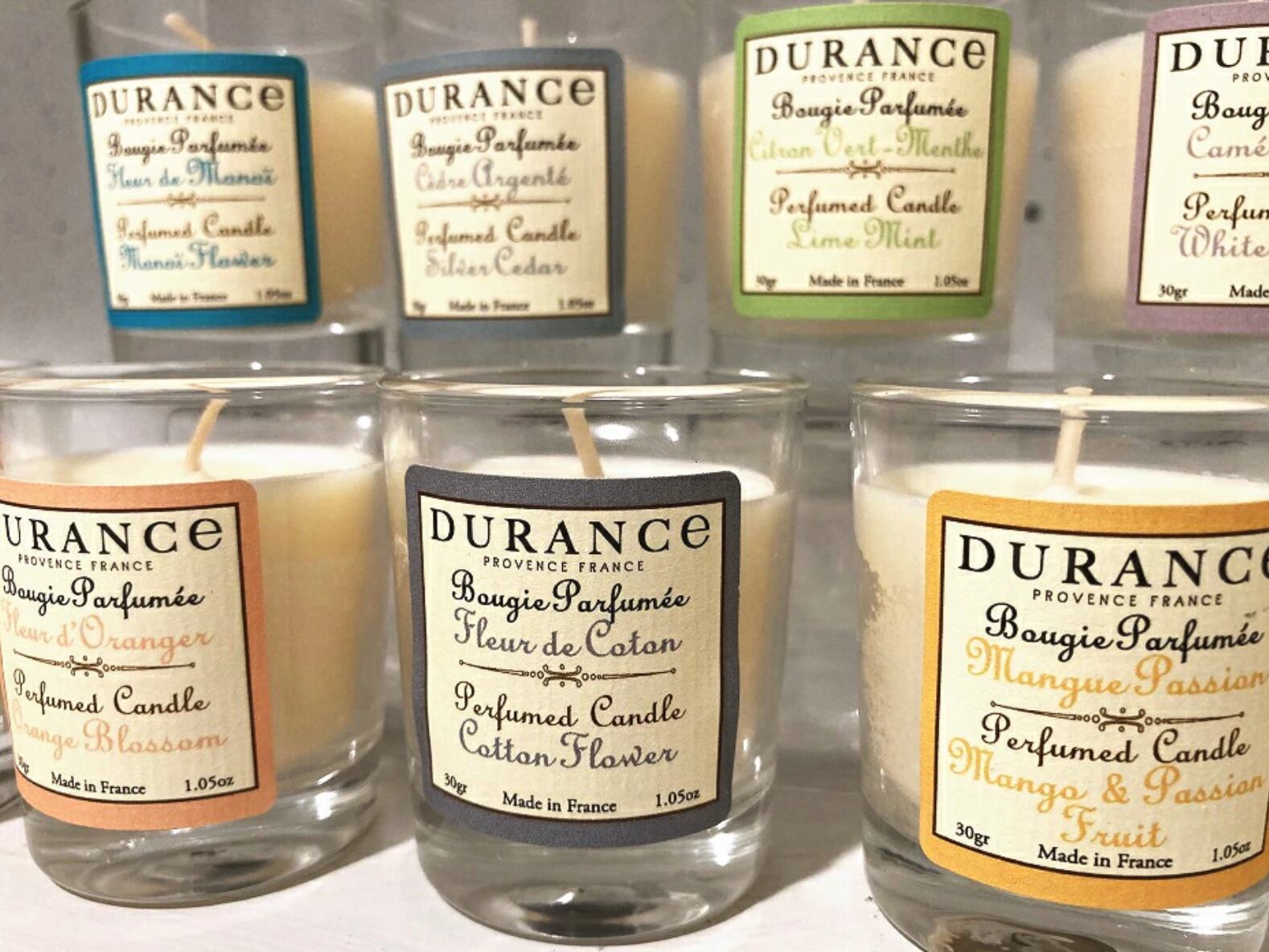 DURANCE AROMA CANDLE MINI HANDCRAFT CANDLE MADE IN FRANCE [PRECIOUS