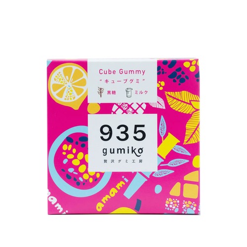 黒糖ミルク　キューブグミ -贅沢グミ工房 gumiko 935-