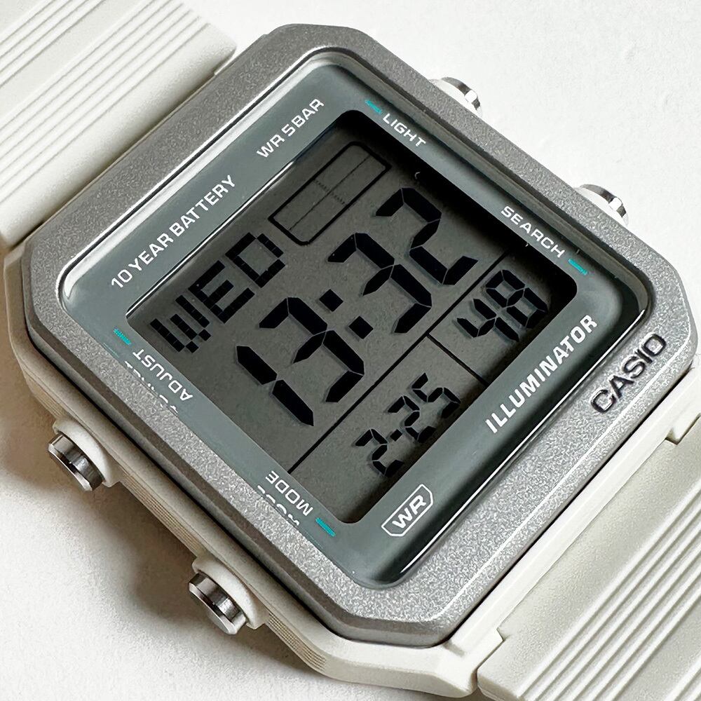 CASIO Collection STANDARD W-221H-8AJF アイボリー カシオ