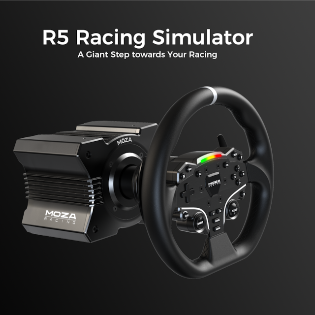 MOZA RACING】R5バンドルセット（MOZA R5 / SRP Lite 2ペダル