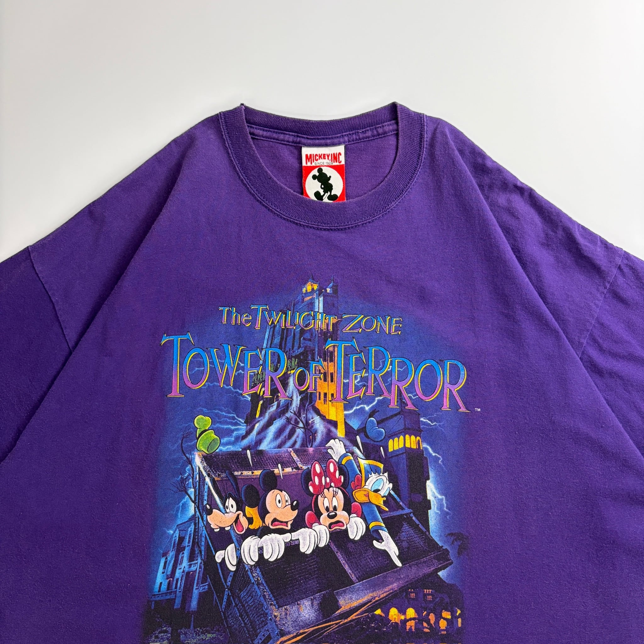 90s Disney Tower of Terror Purple T-Shirt