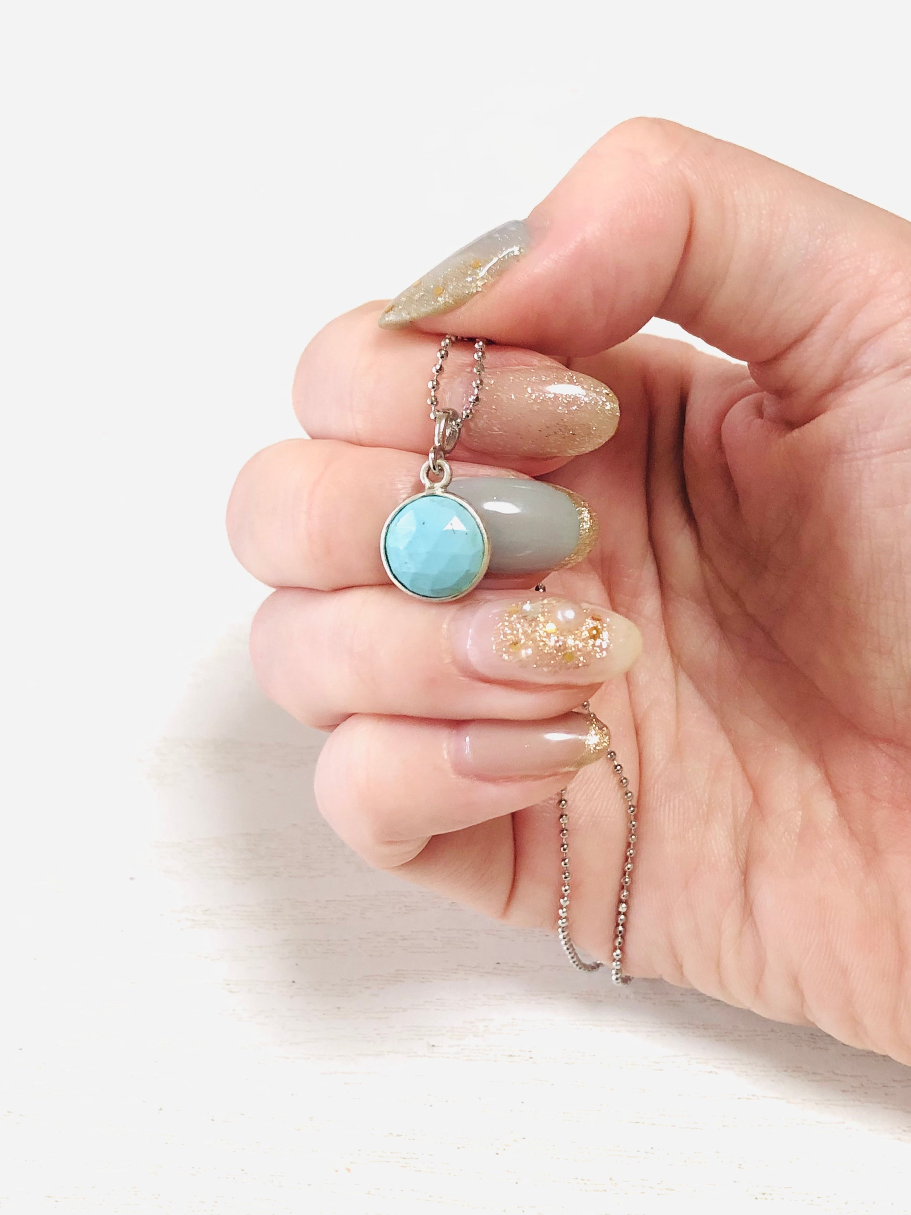 希少!スリーピングビューティーターコイズのネックレス