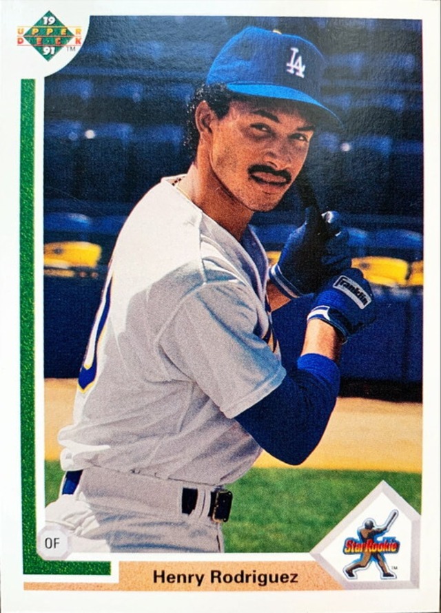 MLBカード 91UPPERDECK Henry Rodriguez #021 DODGERS STAR ROOKIE