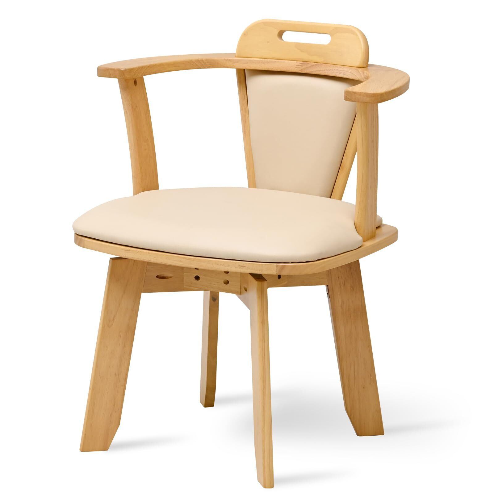 デスクチェア(椅子) 昇降機能付き スチール/ソフトレザー/合皮