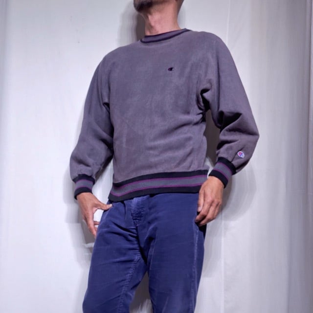 Rare Color !! 1990s Champion Reverse Weave Charcoal Gray Size M